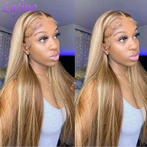 Highlight human hair wig